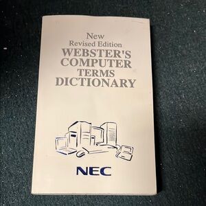 $2 Add-On Webster's Computer Terms Dictionary Computer Reference Guide Softcover
